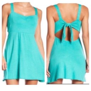Socialite - Emerald Green, Bow Tie Babydoll Dress - XS